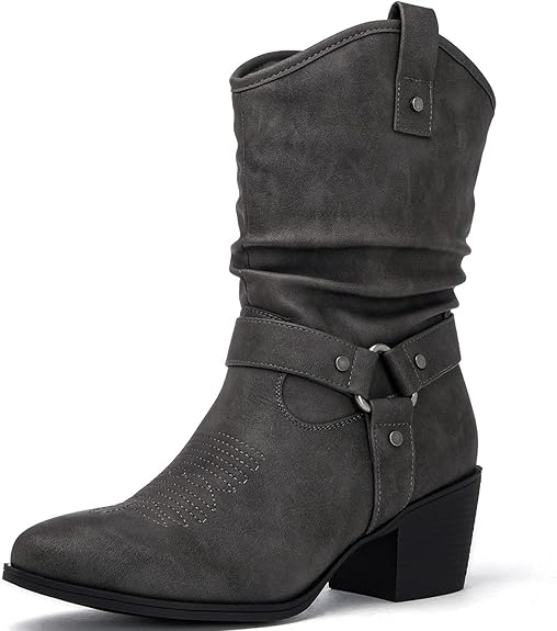 GLOBALWIN Women's Western Cowboy Cowgirl Boots for Style and Comfort