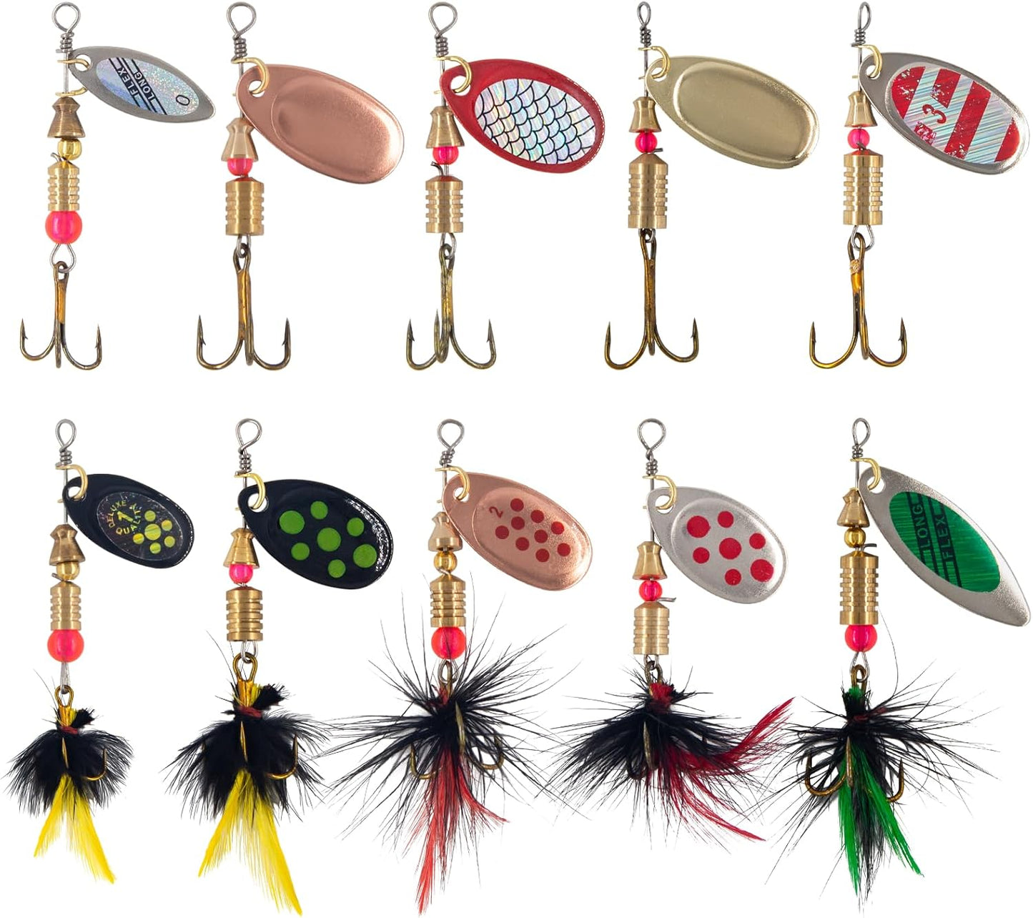 Spinner Bait Kit for Freshwater Fishing - YPWUE
