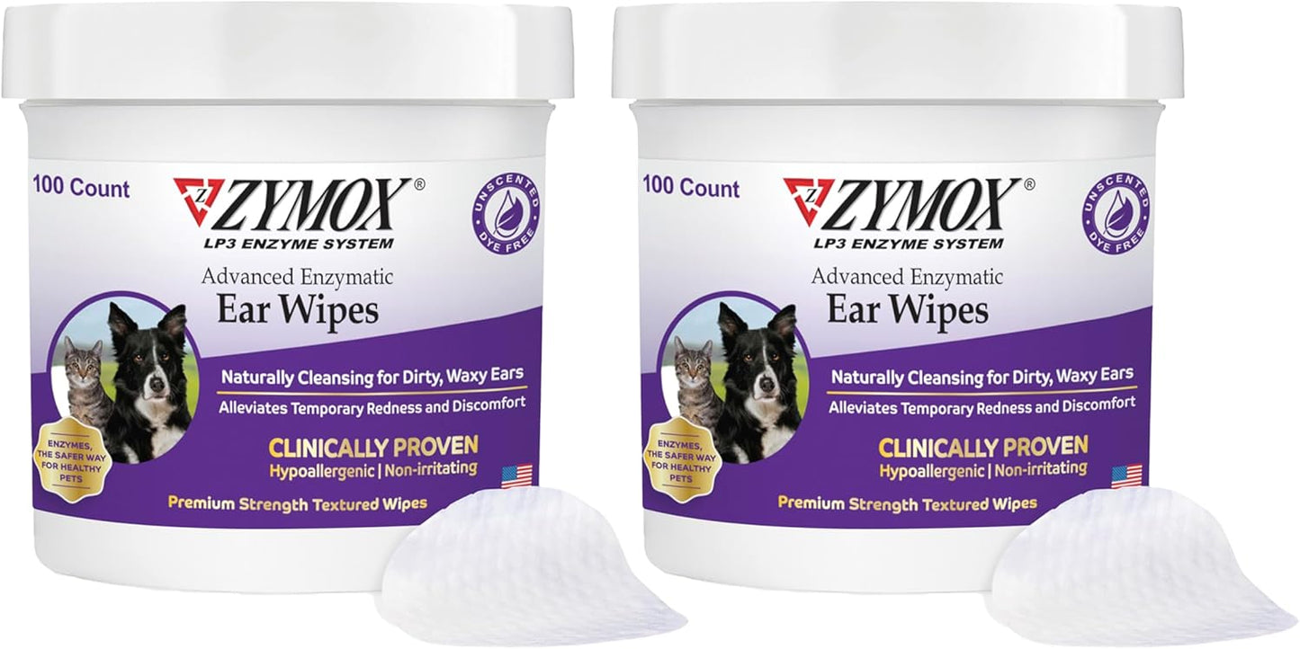 Zymox Advanced Enzymatic Ear Wipes for Dogs and Cats Review