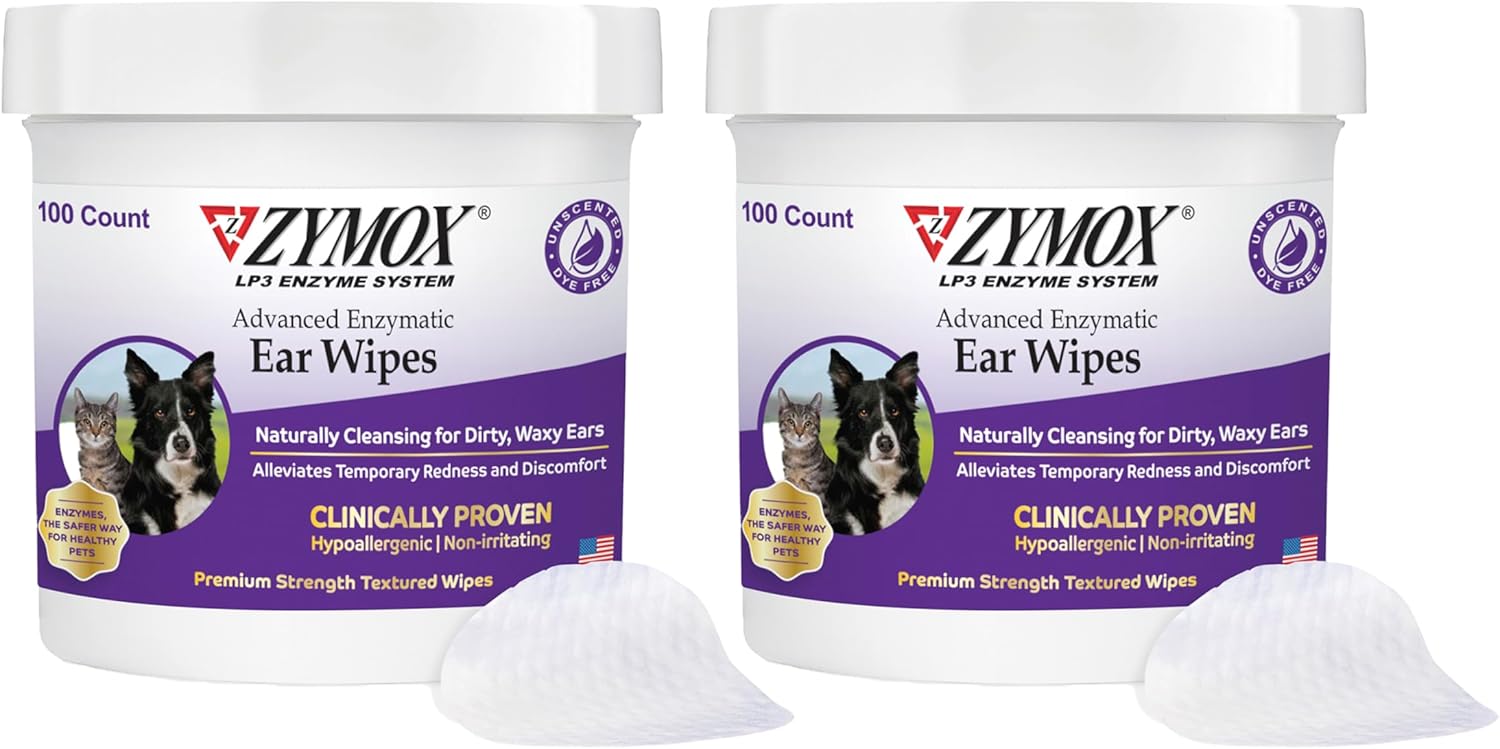 Zymox Advanced Enzymatic Ear Wipes for Dogs and Cats Review