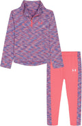 Under Armour Baby Girls Comfort Set with Terrazzo and Leopard Print