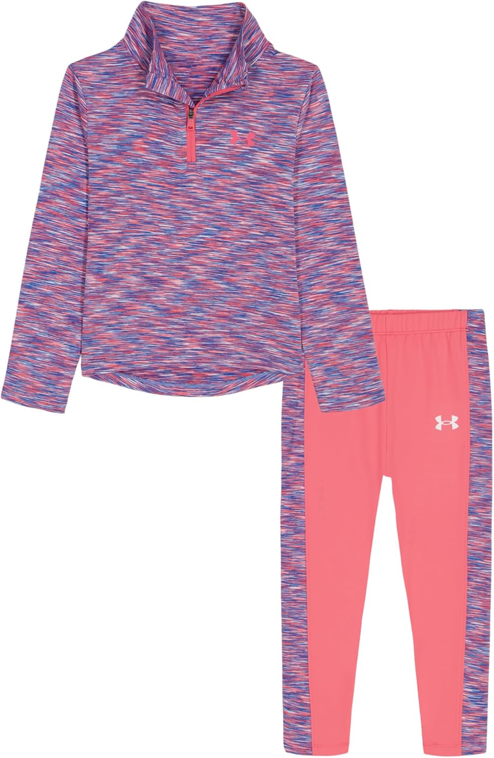 Under Armour Baby-Girls Ua Terrazzo Leopard Heart Set for Comfort