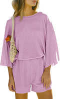 Tankaneo Womens Short Sets for Casual Loungewear and Sleep
