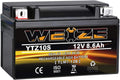 Weize YTZ10S-BS High Performance Sealed AGM Motorcycle Battery