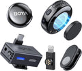BOYALINK 3 Wireless Lavalier Microphone for iPhone/Android - AI Noise