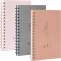 LABUK Aesthetic Spiral Notebook for Women A5 - Durable Daily Journal