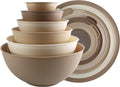 Mixing Bowls with TPR Lids - 12 Piece Nesting Set for Prep & Storage