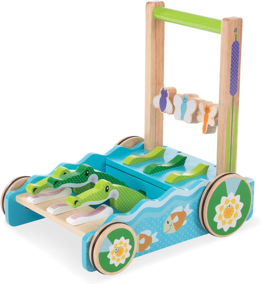 Melissa & Doug Chomp and Clack Alligator Push Toy