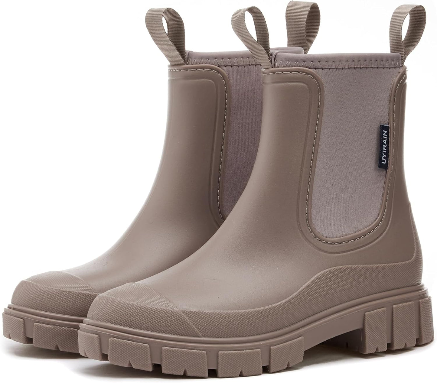 WOWSTICK Womens Ankle Rain Boots Waterproof Lightweight Fashion