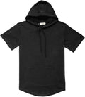 Short Sleeve Hoodie Lightweight Soft Cotton Moisture Wicking