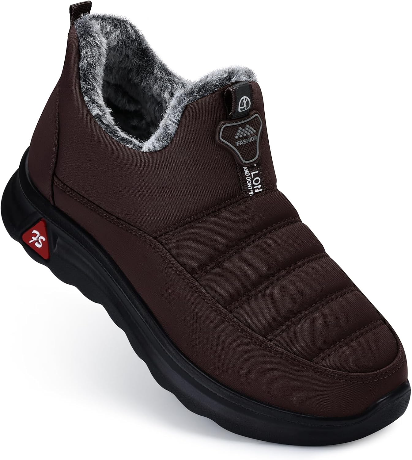 Winter Boots for Women: Warm Fur Lined Waterproof Slip On