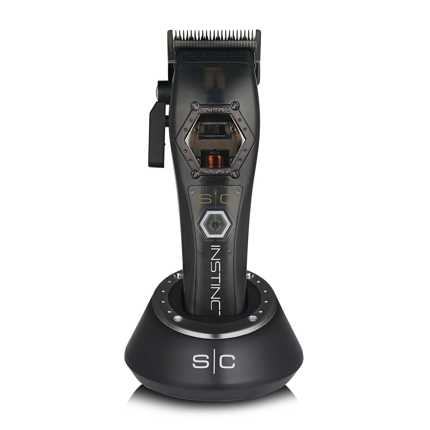 Instinct Professional Cordless Hair Clipper with 3 Modular Lids