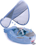 Mambobaby Add Tail Baby Float with Sun Canopy Special Edition Blue