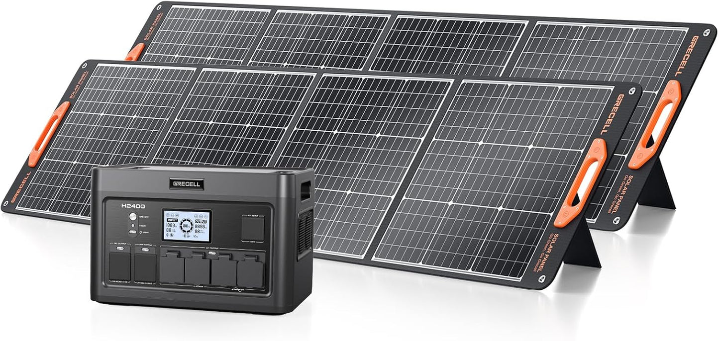 Power up Anywhere: GRECELL Solar Generator Kit