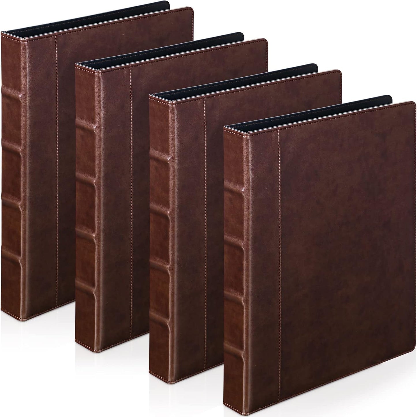 Vintage Hardback 3 Ring Binder Organizer for Stylish Planning