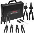 WISEUP 10-Piece Snap Ring Pliers Set - Heavy Duty Kit