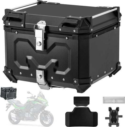 SUNPIE 45L Waterproof Motorcycle Top Case with Security Lock