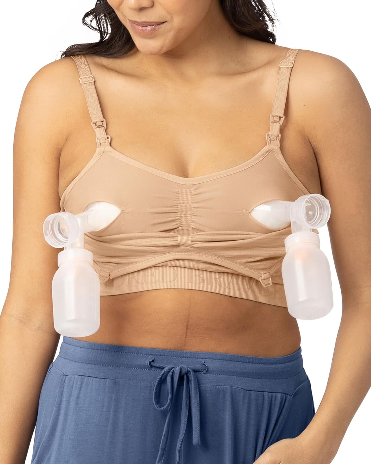 Kindred Bravely Sublime Pumping Bra for Nursing Moms Comfort