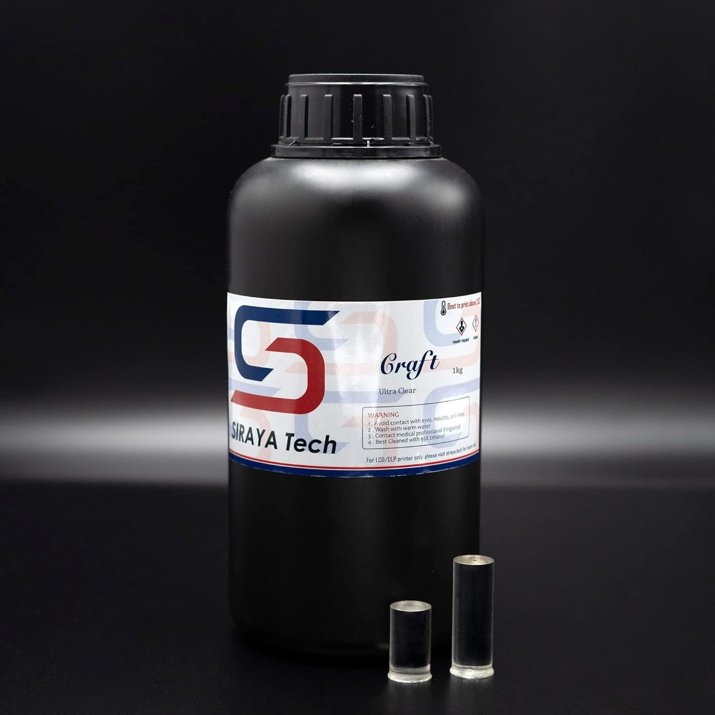 Siraya Tech Craft Ultra-Clear 3D Printer Resin for High Clarity
