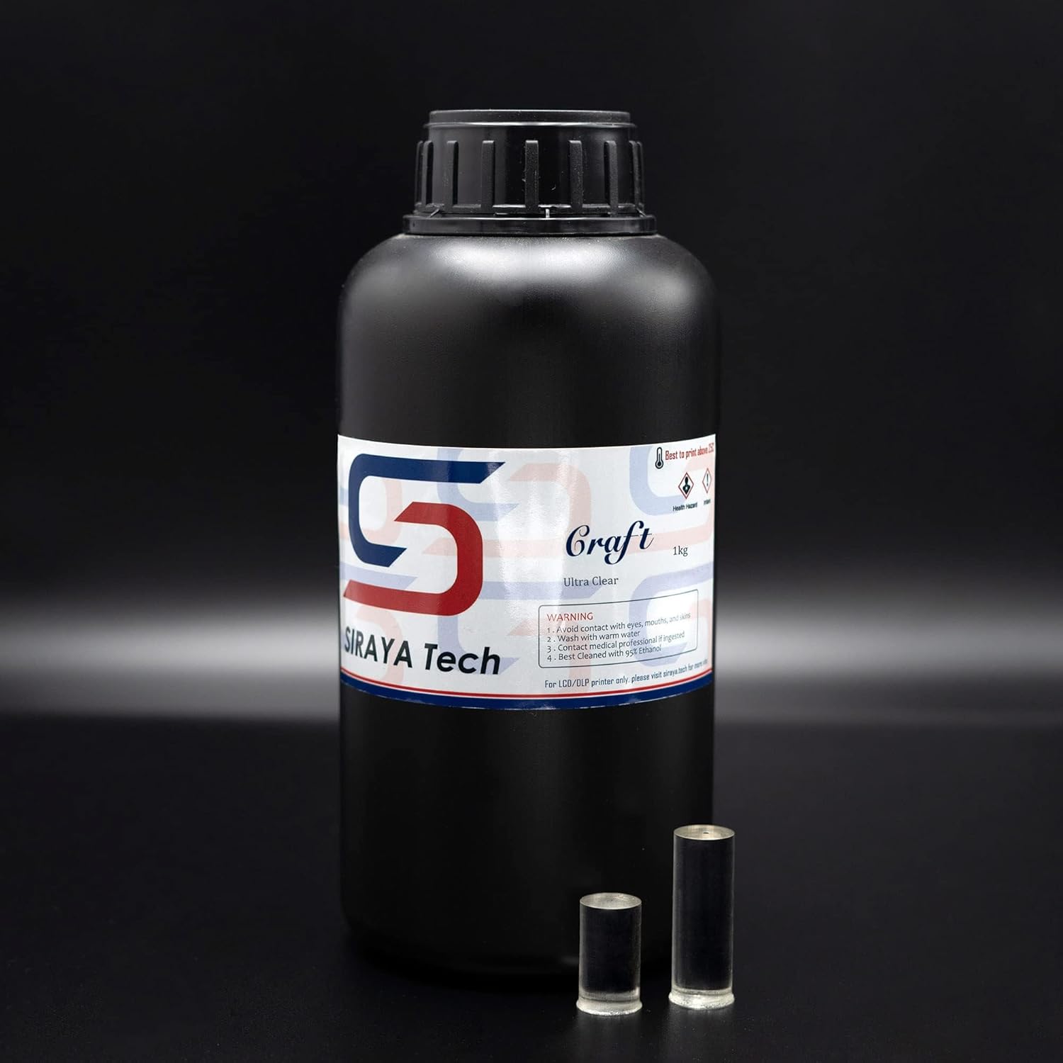 Siraya Tech Craft Ultra-Clear 3D Printer Resin for High Clarity