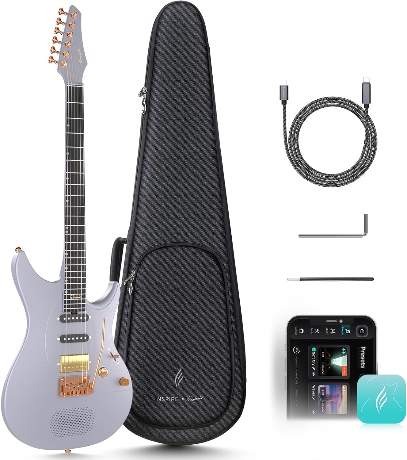 Enya Inspire 39 Smart Electric Guitar with 15W Speaker