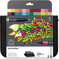 Winsor & Newton ProMarker Set 24 Count Student Designer Wallet
