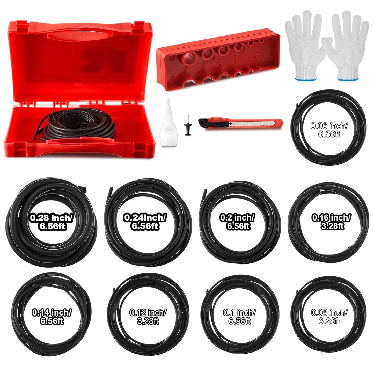 Nuanchu Buna-N O Ring Splicing Kit for Automotive and Plumbing