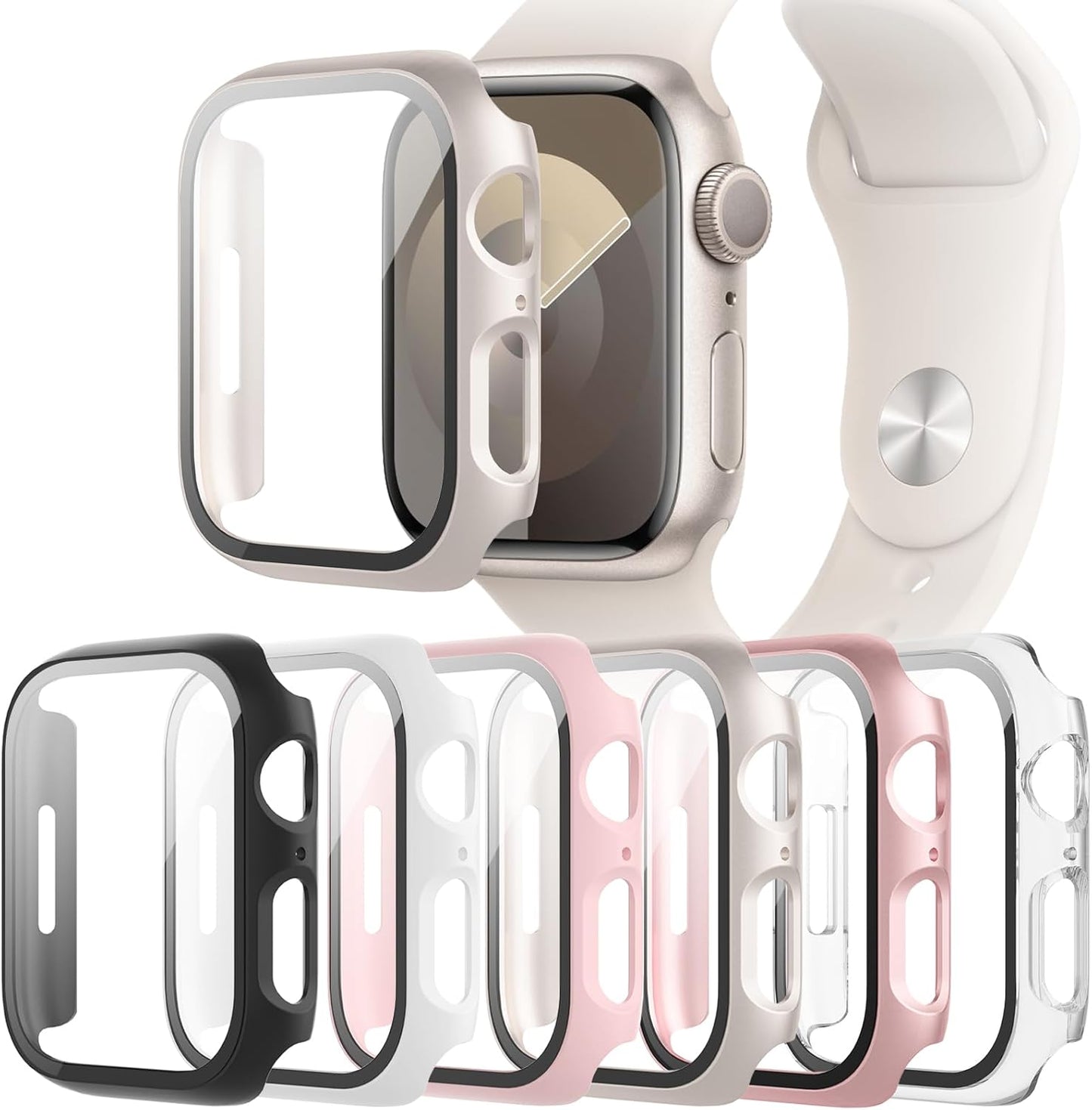 Apple Watch 40mm Case + Glass Protector Set