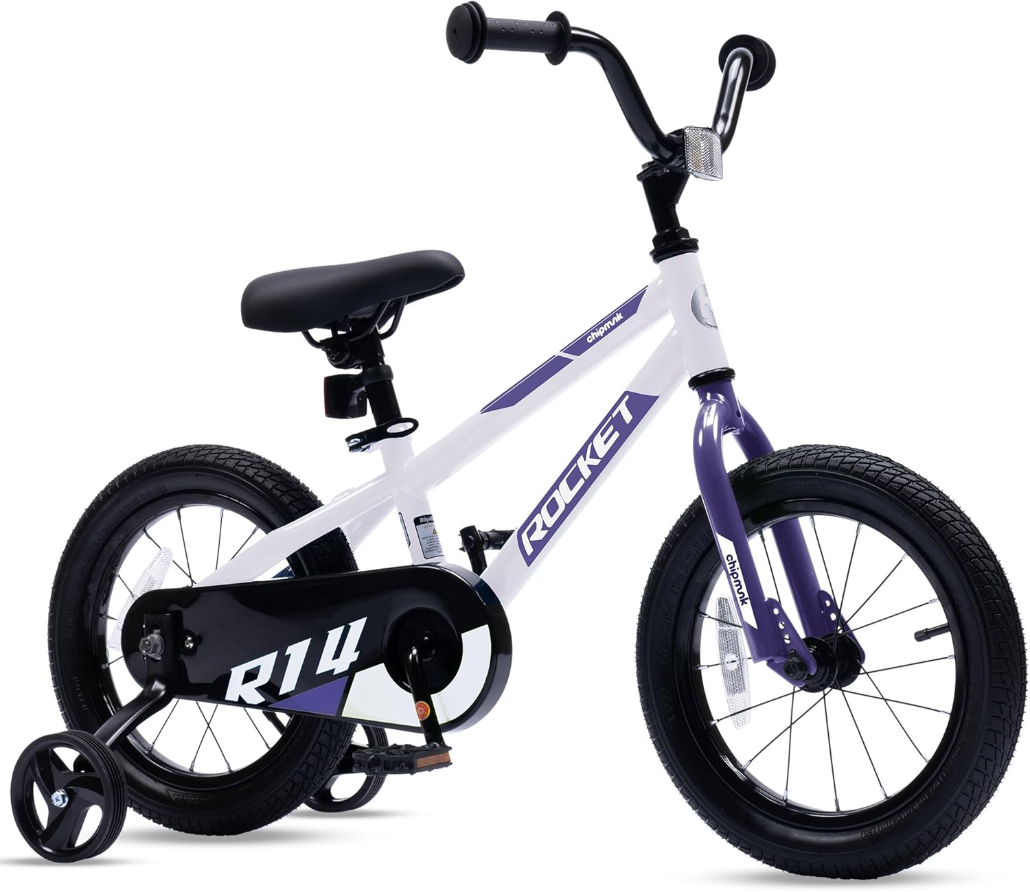 Chipmunk Kids Bike for Beginners Ages 3-11, 12-18 Inch Wheels