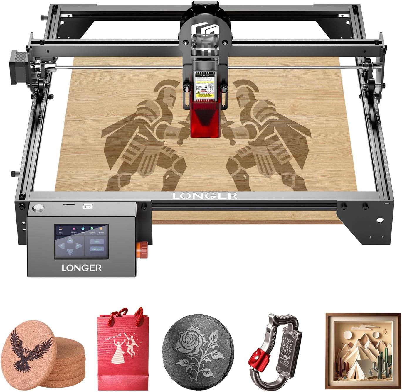 Longer RAY5 Laser Engraver: High-Precision 5W DIY Tool