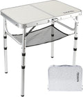 Portable Adjustable Camping Table: Lightweight & Compact 24x16