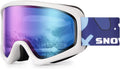 SNOWER Kids Ski Goggles - Anti-Fog OTG HD Lens for Boys Girls