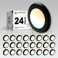 ASD 24 Pack LED Disk Lights 6 in 15W 5CCT - Slim Dimmable Ceiling