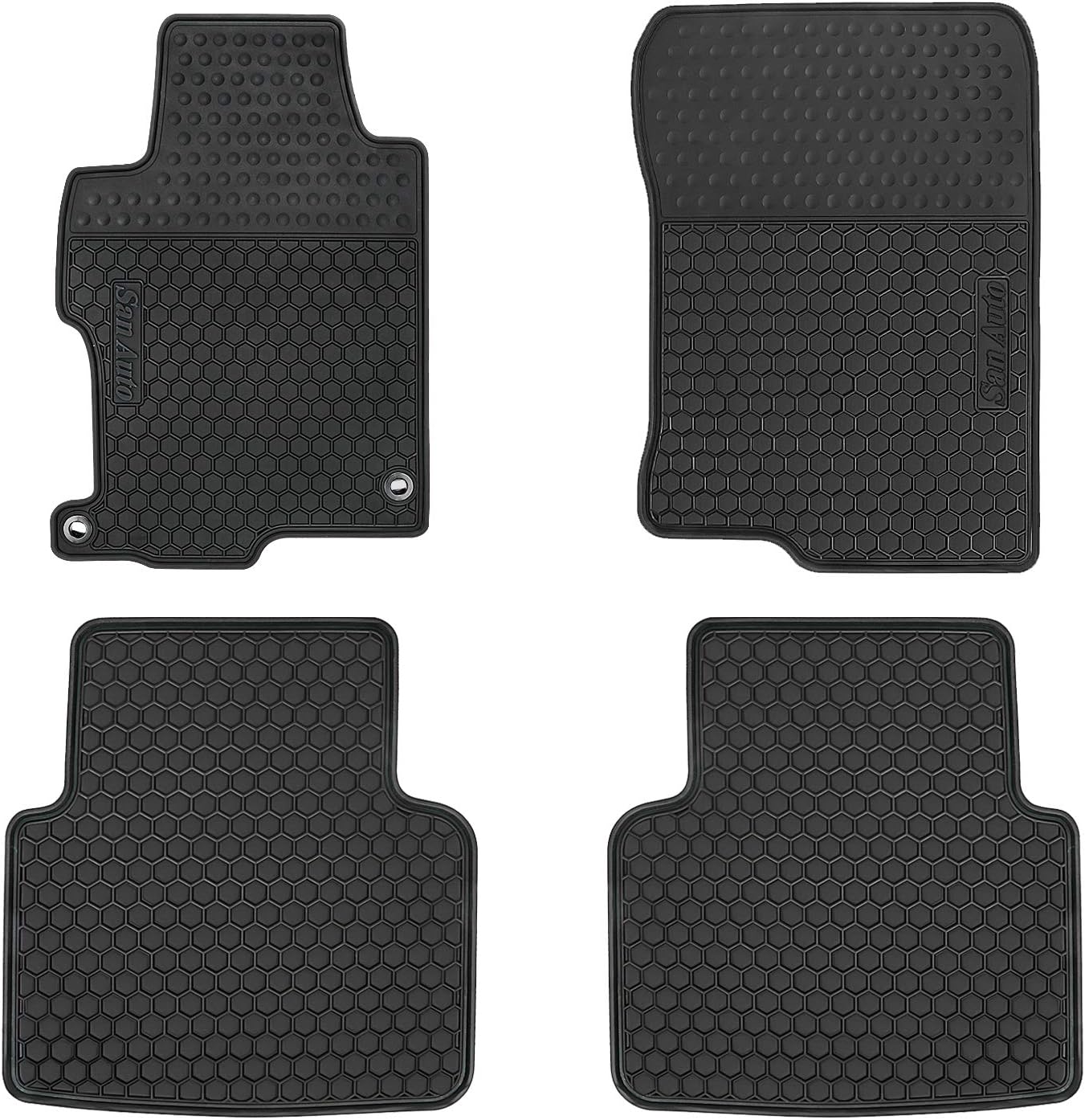 Custom Fit Car Rubber Floor Mat for Honda Accord 2013-2017