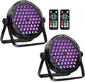 90W 60LEDs Par Lights 2Pack - RGB Stage Par Lights for Events