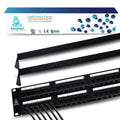 CAT6 Patch Panel 48 Port - Easy Punchdown, 10 Gigabit Ready