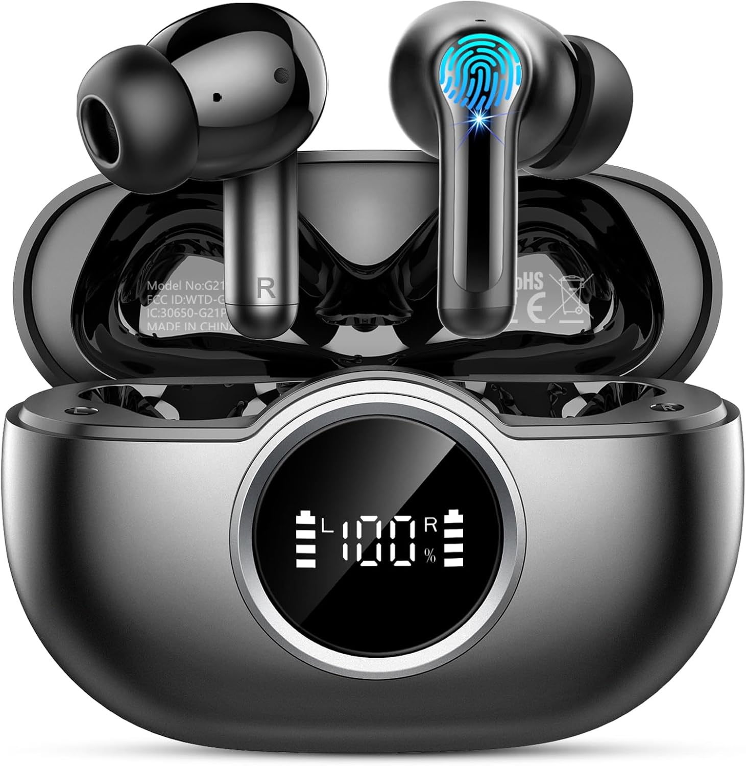 Wireless Earbuds with Deep Bass and 40+Hrs Playtime Experience