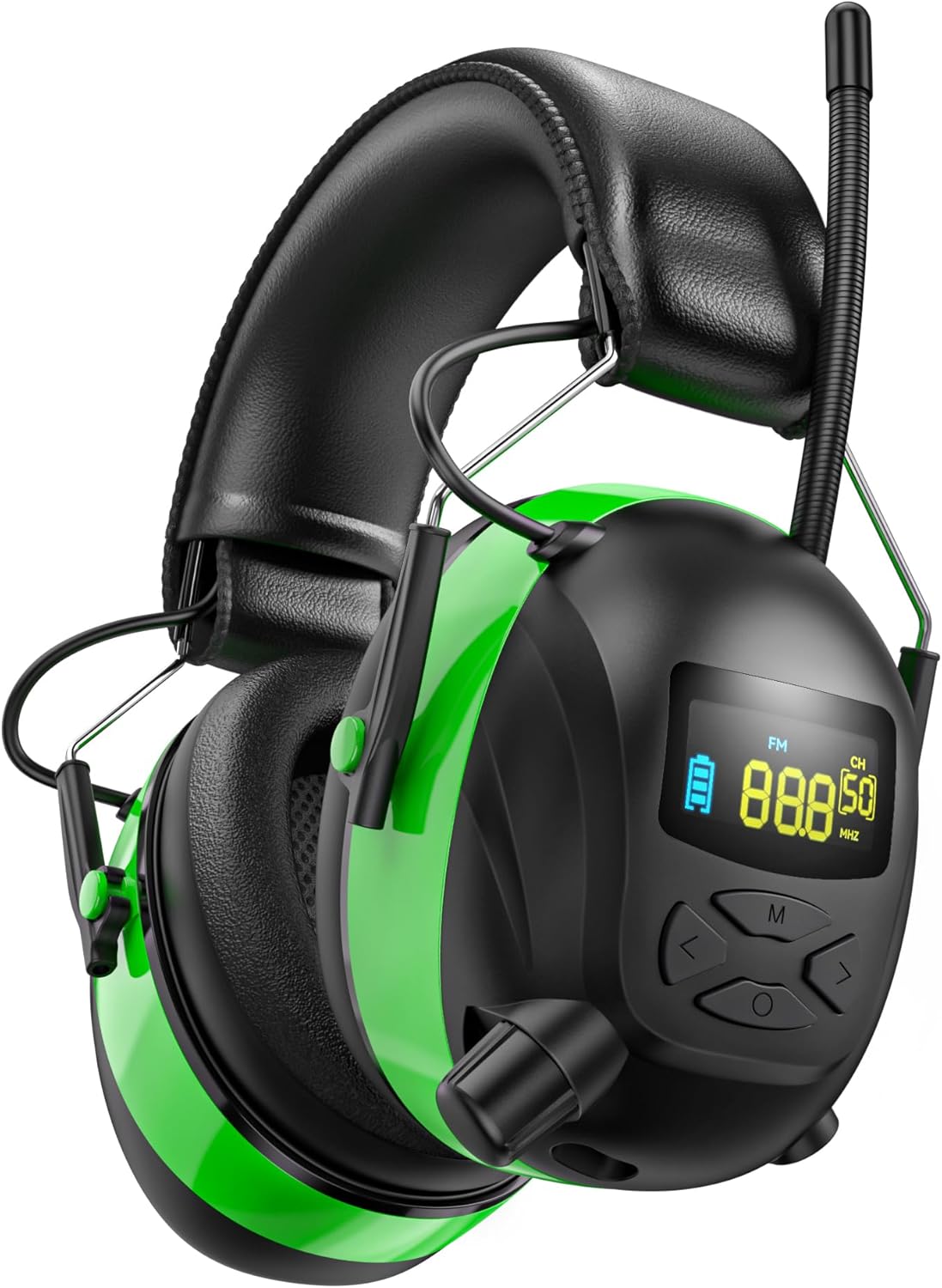 Bluetooth 5.4 AM/FM Radio Ear Protection Headphones for Work