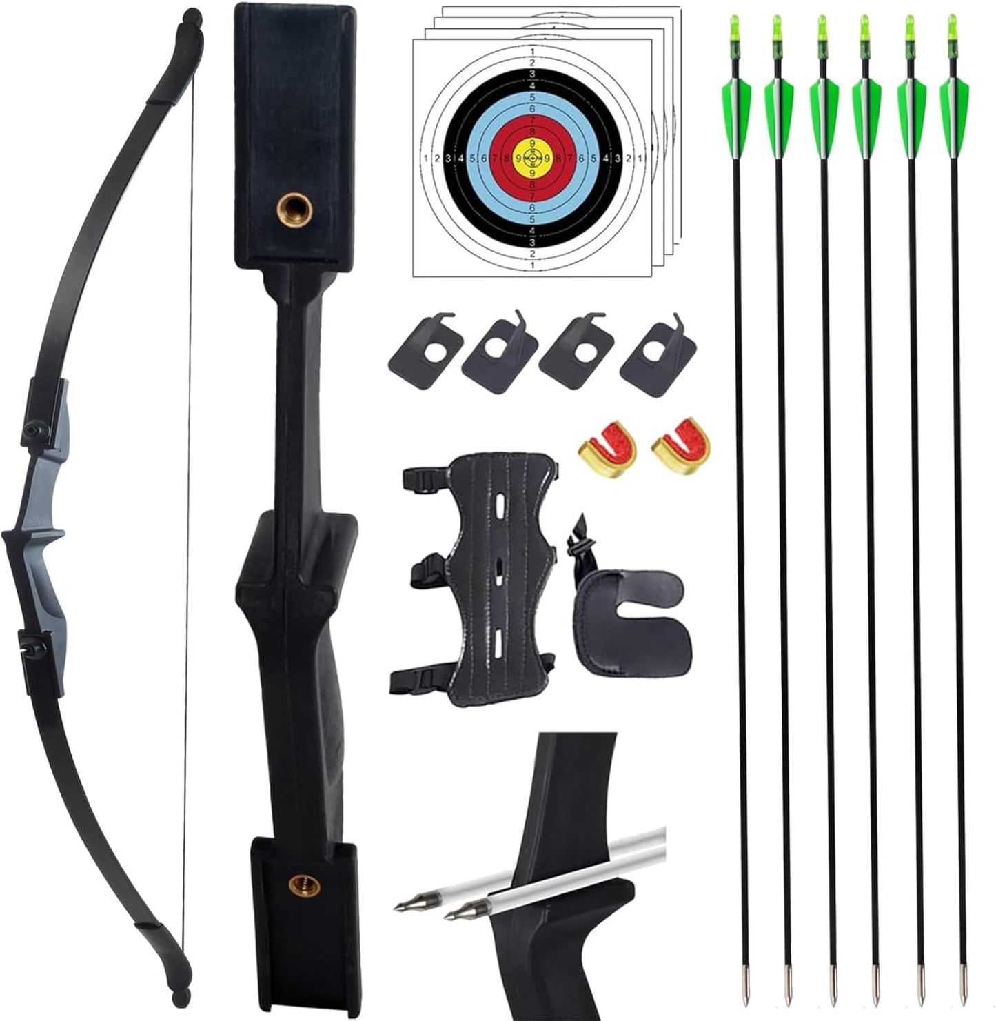 SOPOGER Archery Bow and Arrow Set for Adults and Youth Beginners