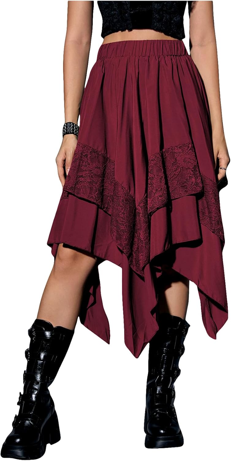 Verdusa Women's Renaissance Flowy Fairy Skirt for Every Occasion