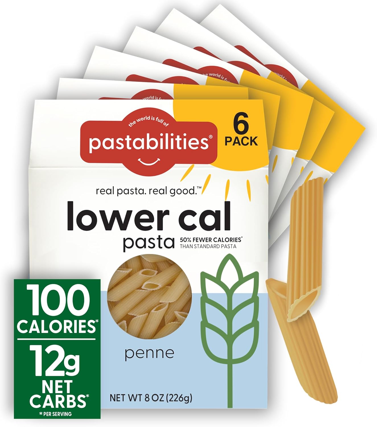 Pastabilities Low Calorie Pasta Penne - Delicious & Healthy Option