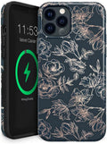 VELVET CAVIAR iPhone 13 Pro Max Case Floral - Protective Grey Rose