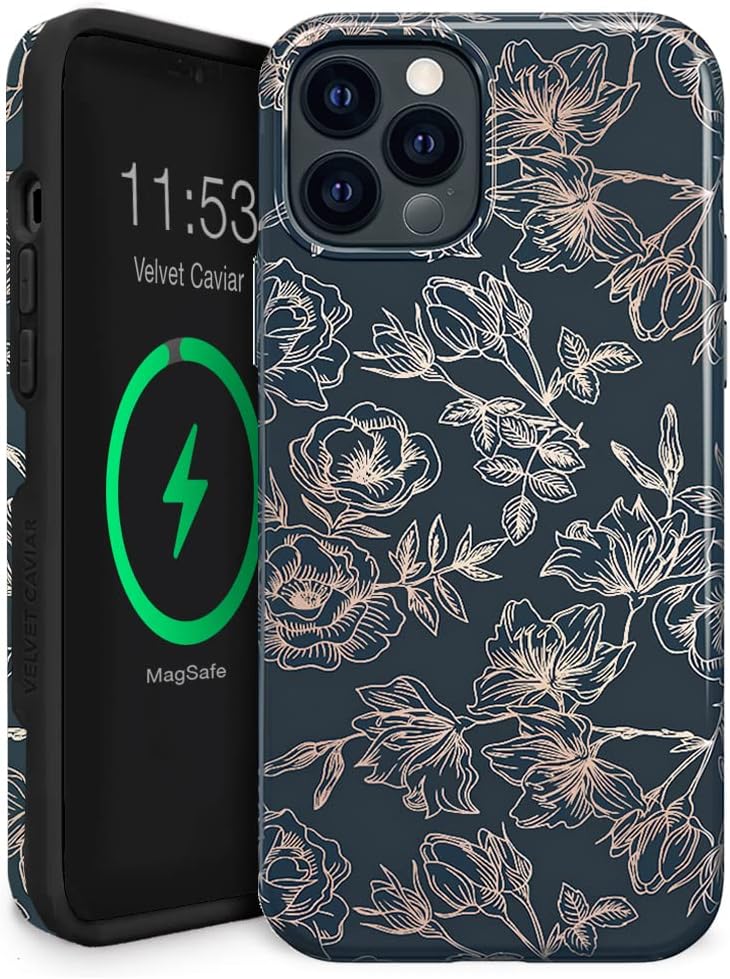 VELVET CAVIAR iPhone 13 Pro Max Case Floral Design with Protection