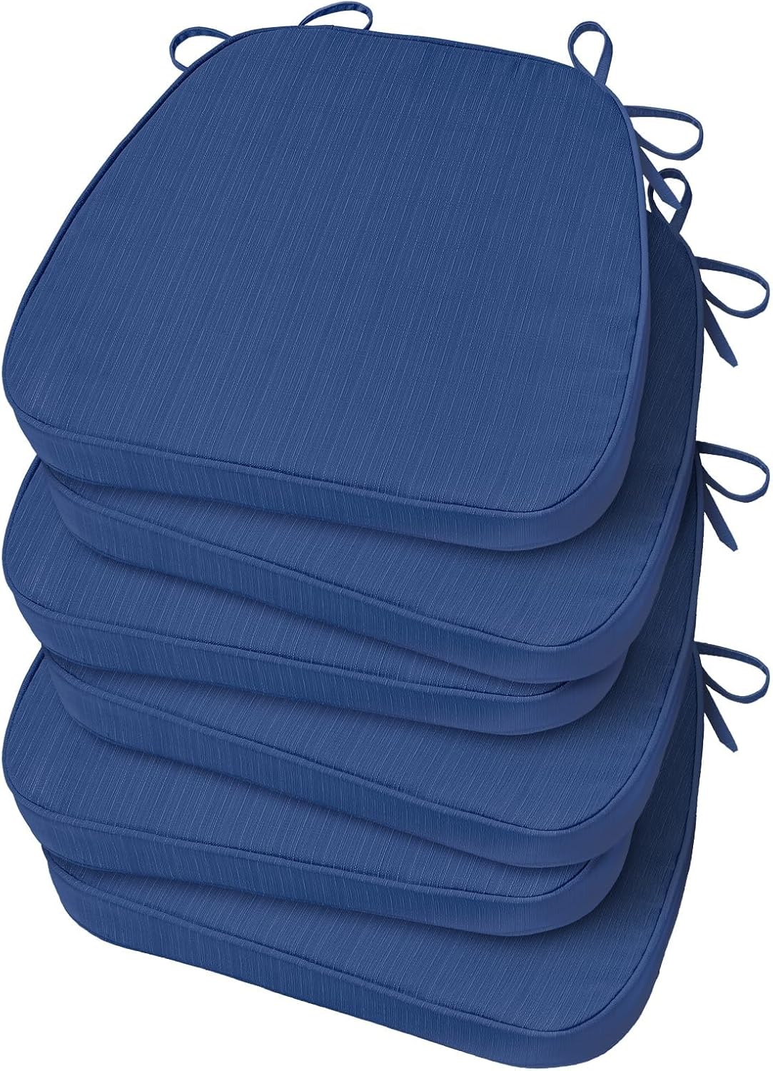 D-Shaped Kitchen Chair Cushions Set of 6 for Enhanced Comfort