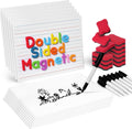 GAMENOTE White Board Dry Erase 9x12 Pack of 12 - Magnetic Double-Sided