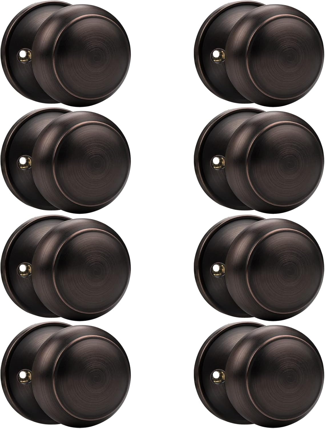 Probrico Flat Ball Single Dummy Door Knob for Interior Doors