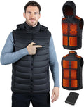 Heated Vest for Men with Rechargeable Pack Included - Fast Warmth