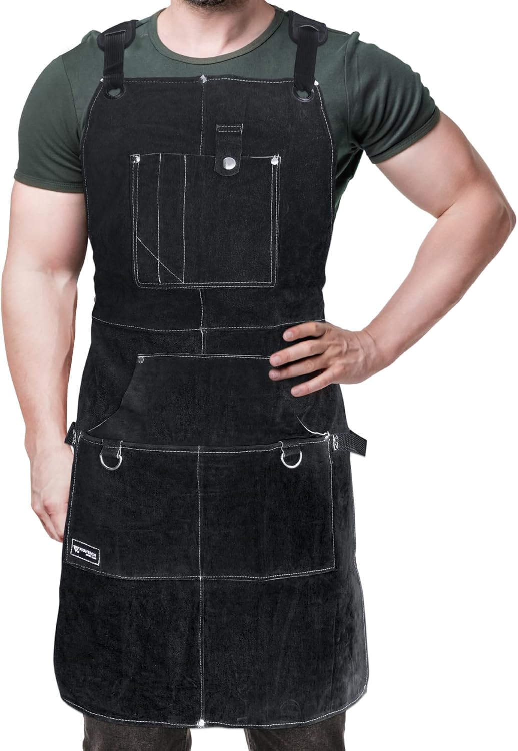 Heavy Duty Wood Working Apron for Men with Tool Pockets