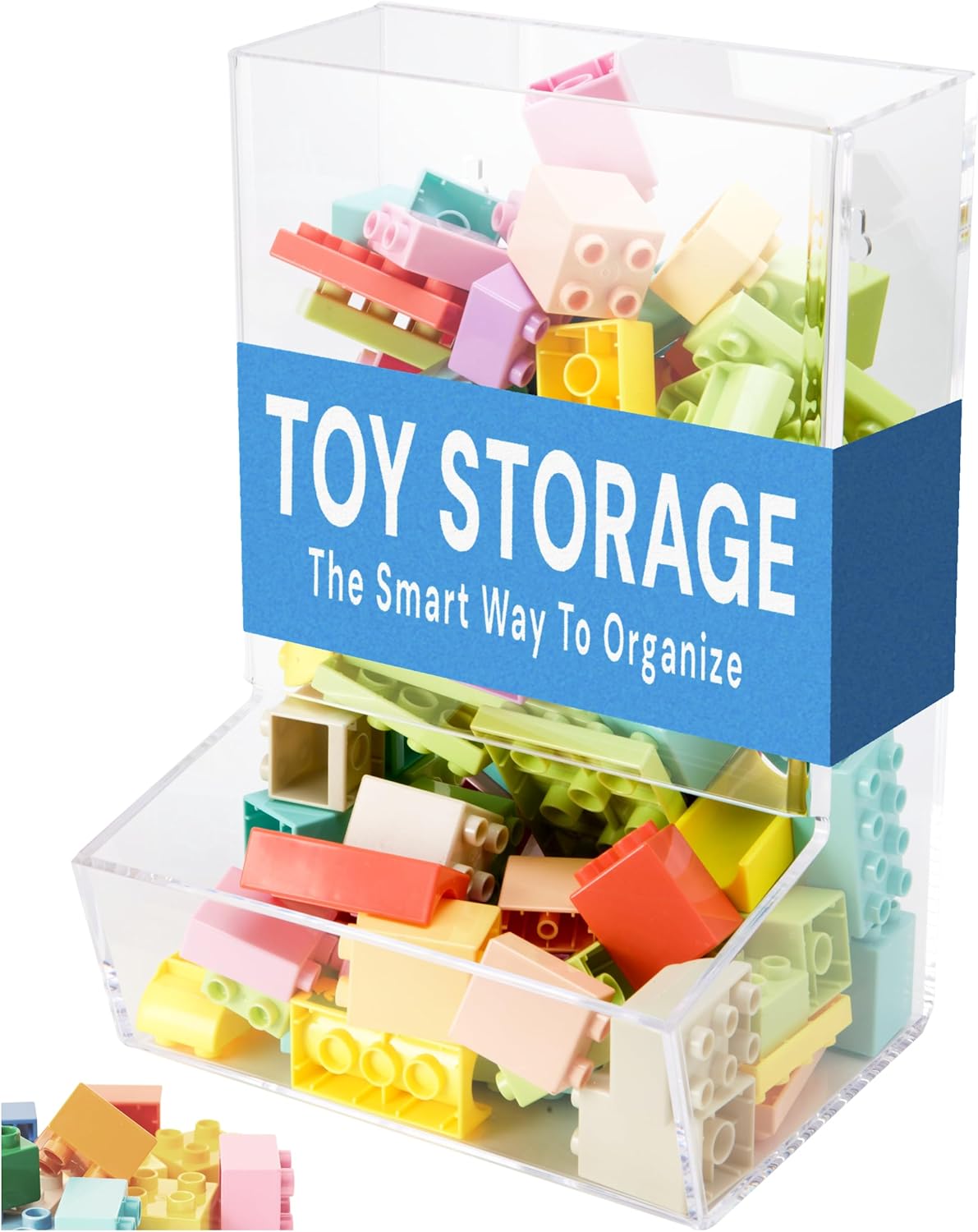 Hanging Acrylic Toy Dispenser for Home Organization and Storage