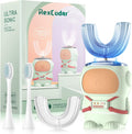Ultrasonic Kid's U-Shaped Electric Toothbrush - Fun Astronaut Design